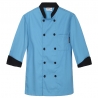 light blue chef coat 